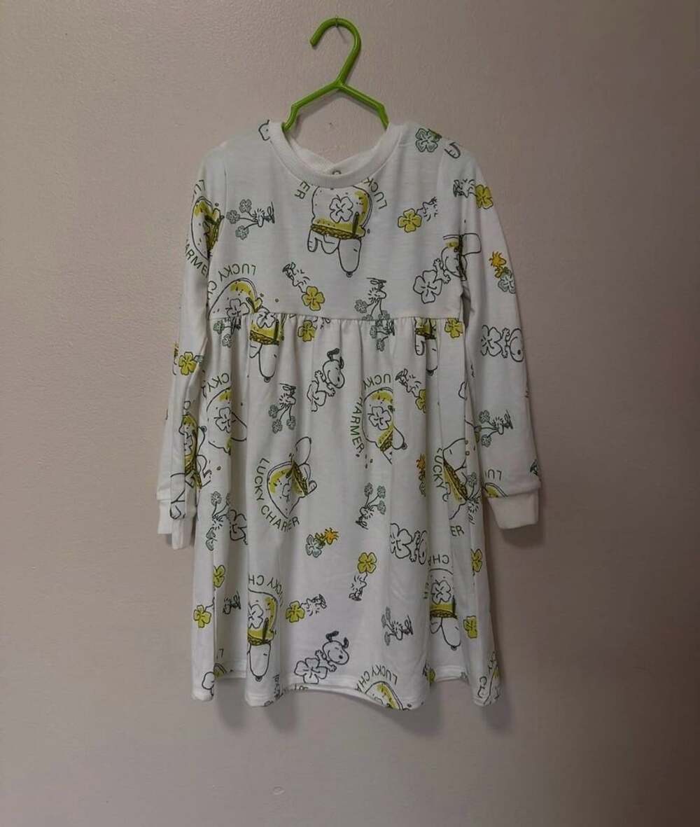 Peanuts Snoopy and Woodstock Lucky Charmer St. Patrick's Day Sweatshirt Dress